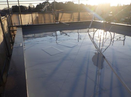 調布市　K様　屋上改修ウレタン防水2